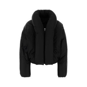 Alaia Women Black Taffeta Padded Jacket